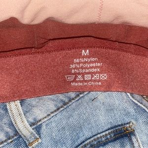 Spandex crop top size M